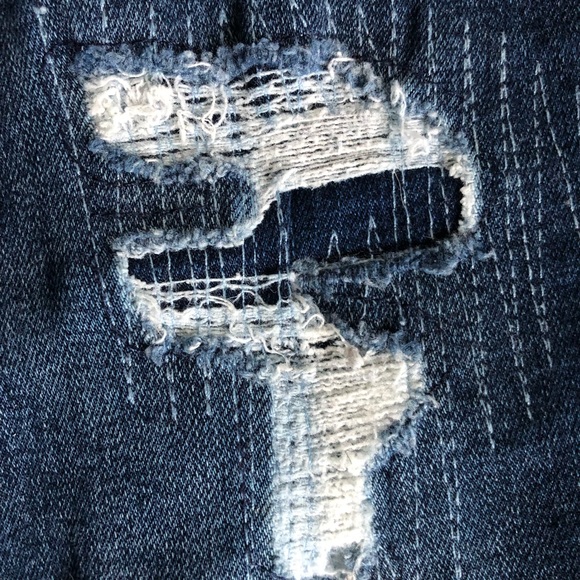 JUSTICE distressed overalls, skinny leg - Picture 6 of 6